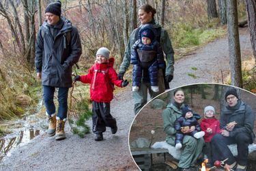 La princesse Victoria de Suède, le prince Daniel et leurs enfants la princesse Estelle et le prince Oscar, le 14 juillet et en novembre 2016