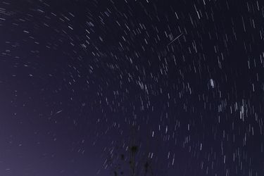 Compilation des étoiles filantes qui sont tombées au-dessus de la Chine pendant les Perséides en août 2018.