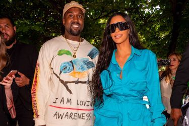 Kanye West et Kim Kardashian, juin 2018