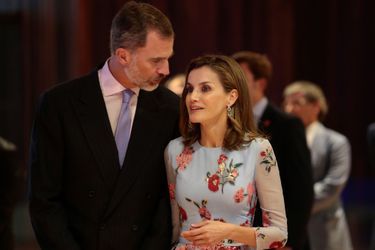 La reine Letizia et le roi Felipe VI d'Espagne à Palma de Majorque, le 25 septembre 2017