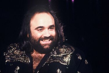 Le chanteur Demis Roussos en juin 1980