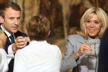 Emmanuel Macron et son épouse Brigitte ont reçu 180 chefs étoilés à l&#039;Elysée.