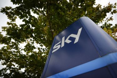 Le logo de la société Sky.