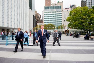 Le roi Willem-Alexander des Pays-Bas aux Nations unies à New York, le 29 septembre 2015