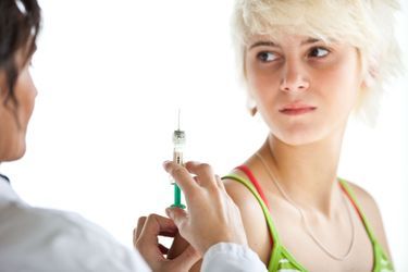 Vaccination Gardasil pour prévenir du cancer du col de l'utérus.
