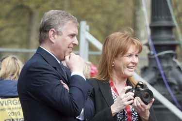 Le prince Andrew et la duchesse d&#039;York Sarah Ferguson, en 2010. 