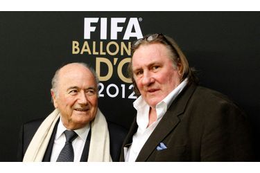 A peine revenu de Russie, son nouveau pays, Gérard Depardieu était à Zurich pour la remise du Ballon d'Or.