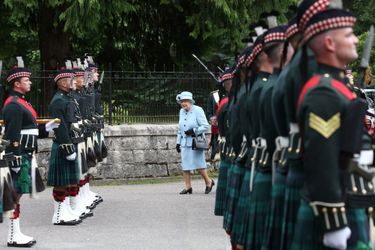 La reine Elizabeth II à Balmoral, le 6 août 2019