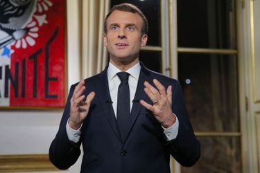 Emmanuel Macron prononce son allocution du 31 décembre, lundi soir.