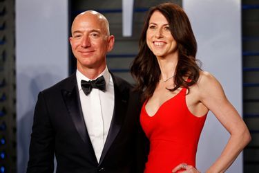 Jeff Bezos et sa future ex-femme, MacKenzie Bezos.