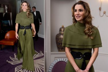 La reine Rania de Jordanie à Londres, le 29 novembre 2016