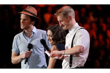 The Lumineers annonçant les nominations