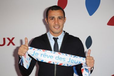 Brahim Asloum à la soirée de lancement de la campagne de mobilisation autour de la candidature de Paris aux jeux Olympiques de 2024