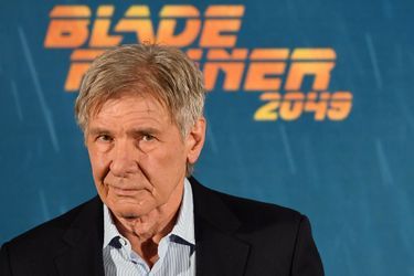 Harrison Ford au photocall de &quot;Blade Runner 2049&quot;, à Madrid le 19 septembre 2017.