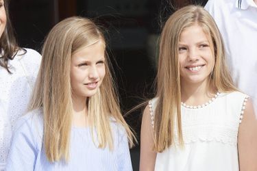 Les princesses Leonor et Sofia d'Espagne à Palma de Majorque le 1er août 2019