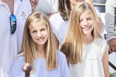 Les princesses Leonor et Sofia d'Espagne à Palma de Majorque le 1er août 2019