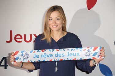Laure Boulleau à la soirée de lancement de la campagne de mobilisation autour de la candidature de Paris aux jeux Olympiques de 2024