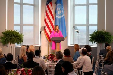 Melania Trump au siège des Nations unies, le 20 septembre 2017.