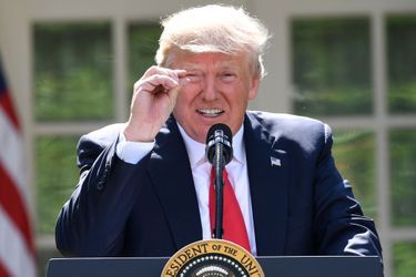 Donald Trump en juin 2017 à Washington