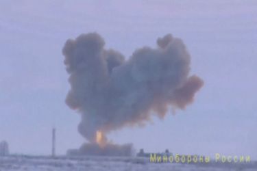 Le lancement du nouveau missile hypersonique en Russie.