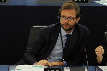 Jérôme Lavrilleux au parlement européen le 2 juillet 2014.