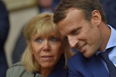 Brigitte et Emmanuel Macron au Puy du Fou en août dernier. 