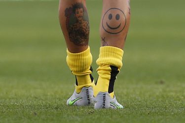 Des tatouages du joueur italien Alessandro Diamanti.