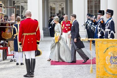 La princesse Laurentien et le prince Constantijn des Pays-Bas à La Haye, le 19 septembre 2017