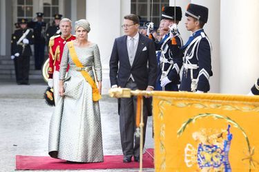 La princesse Laurentien et le prince Constantijn des Pays-Bas à La Haye, le 19 septembre 2017