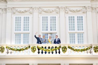 La reine Maxima, le roi Willem-Alexander, la princesse Laurentien et le prince Constantijn des Pays-Bas à La Haye, le 19 septembre 2017