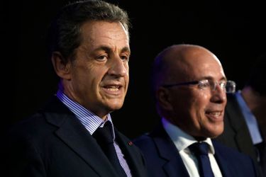 Eric Ciotti aux côtés de Nicolas Sarkozy.