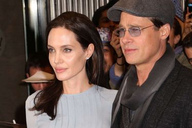 Angelina Jolie et Brad Pitt à New York en 2015.