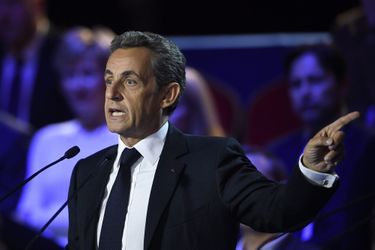 Nicolas Sarkozy, jeudi soir, lors du deuxième débat de la primaire de la droite.