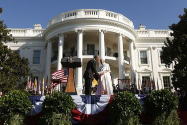 Le pape François et Barack Obama complices à la Maison Blanche