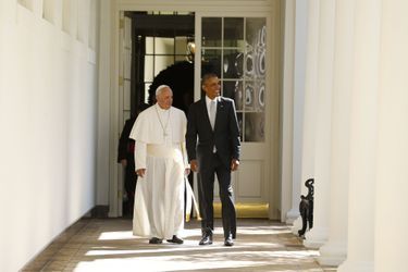 Le pape François et Barack Obama complices à la Maison Blanche