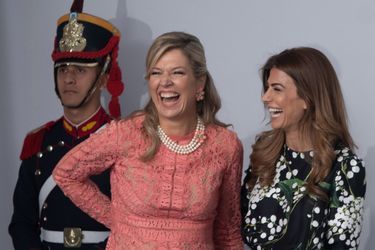 La reine Maxima des Pays-Bas avec Juliana Awada, la First Lady d'Argentine, à Buenos Aires, le 1er décembre 2018