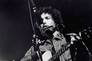 Bob Dylan en concert pour le Bengladesh en 1972