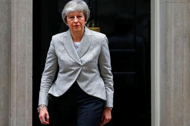 Theresa May à Londres, le 22 novembre 2018.