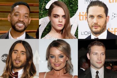 Will Smith, Cara Delevingne, Tom Hardy, Jared Leto, Margot Robbie et Jai Courtney seront les prochains super-vilains de l&#039;univers DC
