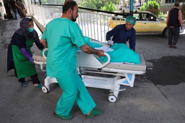 Au moins dix personnes ont été tuées dans trois explosions à Kaboul, en Afghanistan, le 25 juillet 2019.