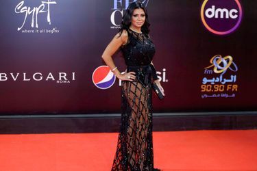 Rania Youssef à la clôture du festival international du film du Caire, le 29 novembre dernier. 