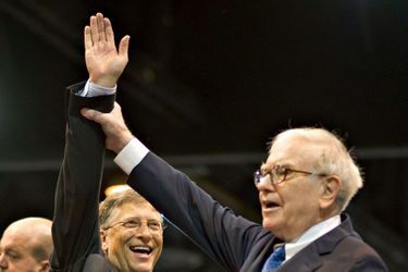  Bill Gates (à g.) et Warren Buffett 