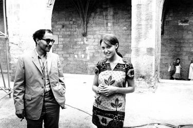 Jean-Luc Godard et son épouse Anne Wiazemsky en 1967.