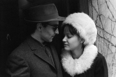 Jean-Luc Godard et Anna Karina en 1963.