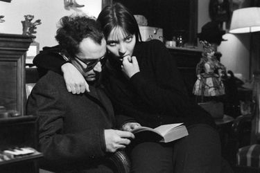 Jean-Luc Godard et Anna Karina, en 1963.