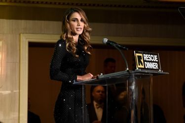 La reine Rania de Jordanie à New York, le 2 novembre 2016