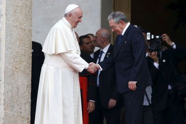 Quand Fidel Castro reçoit le pape François à son domicile  - En images 