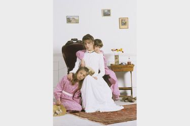 Jane Birkin avec ses deux filles