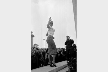 Jayne Mansfield à Paris en 1957