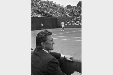 Kirk Douglas à Roland Garros